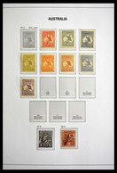 Australien: 1913-1983: Nicely Filled, MNH And Mint Hinged Collection Australia 1913-1983 In 2 Davo L - Collections