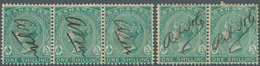 Bahamas: 1882 On (ca.), QV 1s. Green (shades) With Wmk. Crown CA In A Lot With About 120 Stamps Incl - 1963-1973 Autonomía Interna