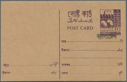Bangladesch: 1970/75 Accumulation Of Ca. 459 Aerogrammes, Airletters And Postal Stationery Cards, Mo - Bangladesh