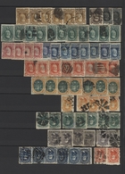 Brasilien: 1844/1940 (ca.), Used Assortment Of Apprx. 440 Stamps On Stockpages, Comprising Verticais - Gebraucht