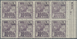 Brasilien: 1940, 10 Years Government Of Getulio Vargas 400r. Dark Lilac Showing Flag Of Brazil With - Used Stamps