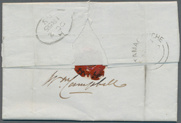 Neuschottland: 1848/1855, Lot Of Five Lettersheets Showing A Nice Range Of Postmarks: PICTOU, TATAMA - Brieven En Documenten