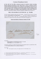 Canada: 1840/1853, Very Interseting Collection Of 17 Entire Letters Showing Contract Steamboat Lette - Collections