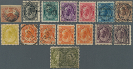 Canada: 1851/1900, Used And Mint Assortment Of 15 Stamps, Slightly Varied Condition, From Colony 185 - Verzamelingen