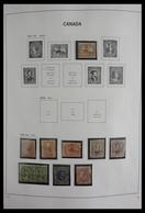 Canada: 1851-2000: Very Well Filled, Used Collection Canada 1851-2000 In Davo Album. Collection Cont - Sammlungen