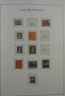 Canada: 1852-1978: Well Filled, MNH, Mint Hinged And Used Collection Canada 1852-1978 In Leuchtturm - Colecciones