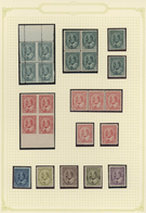 Canada: 1903/1908, A Petty Mint Collection Of The KEVII Definitives, Some Gum Disturbances But All S - Colecciones