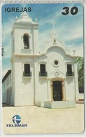 LSJP BRAZIL PHONECARD CHURCH OUR LADY OF O PAULISTA TELEMAR - Brasilien