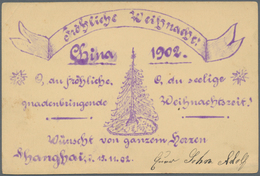 China: 1902/36, Covers (6 Inc. Registration), Ppc (1) Used Moukden Or Shanghai To Germany Or CSR; Pl - Sonstige & Ohne Zuordnung