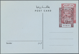 Dubai: 1965/90 (ca.) Large Holding Of Ca. 892 Almost Exclusively Unused Postal Stationery And Aerogr - Dubai