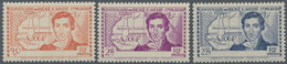 Elfenbeinküste: 1939, 100 Years Death Of Rene Caillie (french Explorer) Set Of Three WITHOUT COUNTRY - Costa D'Avorio (1960-...)