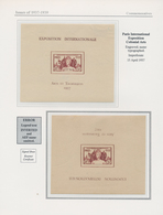 Französisch-Äquatorialafrika: 1936/1946, Mostly Canceled Exhibition Collection "French Equatorial Af - Brieven En Documenten