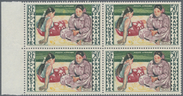Französisch-Polynesien: 1958, Airmail Definitive 50fr. Painting From Paul Gauguin ‚Women On Beach Of - Unused Stamps