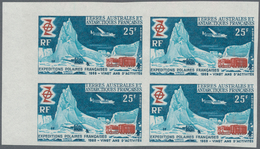 Französische Gebiete In Der Antarktis: 1969, 20 Years French Antarctic Research 25fr. (airplane, Hel - Covers & Documents