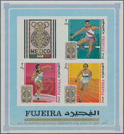 Fudschaira / Fujeira: 1967/1970 (ca.), Accumulation In Large Box With Mostly Complete Sets Many In L - Fujeira