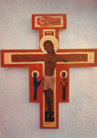 Delcampe - Taizé - Eglise De La Réconciliation - Le Christ En Croix - Cluny
