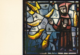 Delcampe - Taizé -Vitrail De Saint François - Cluny