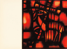 Delcampe - Taizé -Eglise De La Réconciliation - Vitrail De PAQUES - Cluny