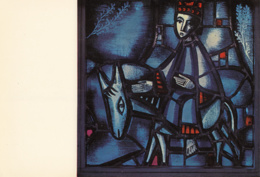 Delcampe - Taizé -Eglise De La Réconciliation - Vitrail Des RAMEAUX - Cluny