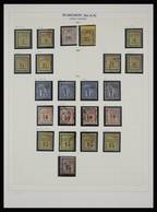 Guadeloupe: 1884-1947: Well Filled, Double (mint Hinged And Used) Collection Guadeloupe 1884-1947 On - Cartas & Documentos