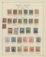 Haiti: 1881/1970 (ca.), Used Collection On Schaubek Pages, Well Collected Throughout From Early Issu - Haiti