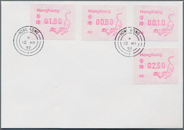 Hongkong - Automatenmarken: 1987/1997: This Lot Contains 879 FDC / Covers From The Frama Postage Lab - Distributors