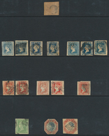 Indien: 1854-1940's Ca.: Mainly Used Collection And Accumulation In Six Albums/folders, From Early L - 1852 Provincie Sind