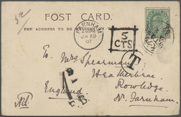 Indien: 1860-1946 Ca.: More Than 500 Covers, Letters, Postcards Etc., From QV To KGVI. Era, With Man - 1852 Provincia Di Sind