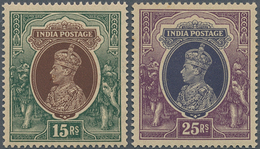 Indien: 1937-46 Complete Mint Collection Of KGVI. Issues, With 1937-40 Definitives Up To 25r. (plus - 1852 Provincia Di Sind