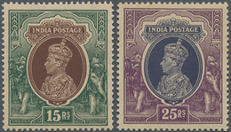 Indien: 1937-46 Complete Mint Collection Of KGVI. Issues, With 1937-40 Definitives Up To 25r. (plus - 1852 District De Scinde