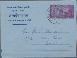 Indien - Ganzsachen: 1948/80 (ca.) Accumulation Of Ca. 6.040 Postal Stationeries (unused/used/CTO) I - Unclassified