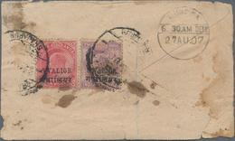 Indien - Feudalstaaten: 1860's-1940's Ca.: Collection Of 95 Covers, Postcards And Postal Stationery - Otros & Sin Clasificación