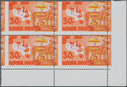 Indonesien: 1969, Tourism At Bali 30r. ‚cremation Ceremony‘ In Unissued Colours Orange And Yellow On - Indonesië