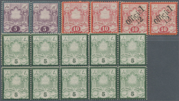 Iran: 1900-50, Accumulation Of Good Values On Stockcards, Including Mi.47 I Block Of Ten (mnh) And M - Iran