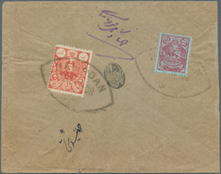 Iran: 1907/1908 (ca.), Six Interesting Covers With Frankings Of The "coat Of Arms - Lion" Issue, F.e - Irán