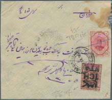 Iran: 1923/1924, Twelve Domestic Mail Covers Franked With Values Of The "Controle 1922" Overprints I - Iran