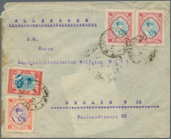 Iran: 1931/1932, Four Foreign Mail Cover Wirh Colourful Frankings With Definitves Reza Shah Pahlavi, - Iran