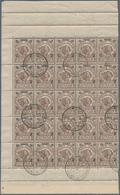 Italienisch-Somaliland: 1926, Group Of More Than 200 Stamps As Multiples Including Postage 2c On 1b - Somalia
