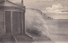 Delcampe - 80. AULT. CPA. COUP DE MER SUR LE CASINO . ANNEE 1924 + TEXTE - Ault