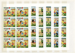 Jemen: 1981/1988, U/m Collection/assortment Of Multiples In A Stockbook, Only Complete Sets, Many Im - Jemen