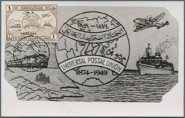 Jordanien: 1949-52, 41 Card Max, Some Palestine Overprints, With Cancellations Of Bethlehem And Jeru - Jordan