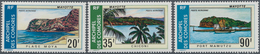Komoren: 1974, Sights On Mayotte Island Complete Set Of Three (Moya Beach, Chiconi And Mamoudzou Har - Other & Unclassified
