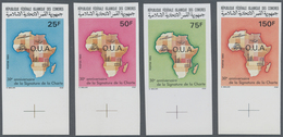 Komoren: 1993, 30 Years Charta Of Organisation For African Unity (O.U.A.) Complete Set Of Four Stamp - Altri & Non Classificati