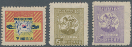 Korea-Süd: 1947/1949, Mint Assortment Of 24 Stamps With Several Better Items Like 1948 Olympic Games - Corea Del Sud