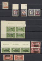 Libanon: 1928, "Republique Libanaise" Overprints, Specialised U/m Collection/accumulation Of Apprx. - Líbano