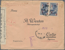 Libanon: 1937/1967 (ca.), Lot Of Apprx. 100 Commercial Covers Mainly To Yugoslavia Resp. Germany, In - Líbano