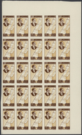 Libanon: 1960/1972, Comprehensive Accumulation Of Large Units/sheets, Also Imperfs, Several Varieite - Libano