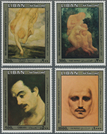 Libanon: 1983, 100th Birthday Of Gibran Kahlil (lebanese Author) Complete Set Of Four Showing Differ - Libanon