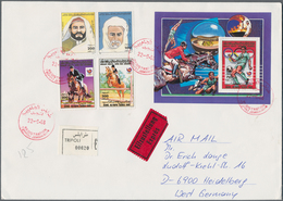 Libyen: 1984/1988, At Least 340 Colourfully Franked, Philatelic Airmail Covers To West Germany, Ofte - Libyen