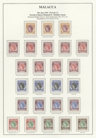 Malaiische Staaten - Malakka: 1954/1957, Definitives QEII 1c.-$5, Unmounted Mint Specialised Collect - Malacca